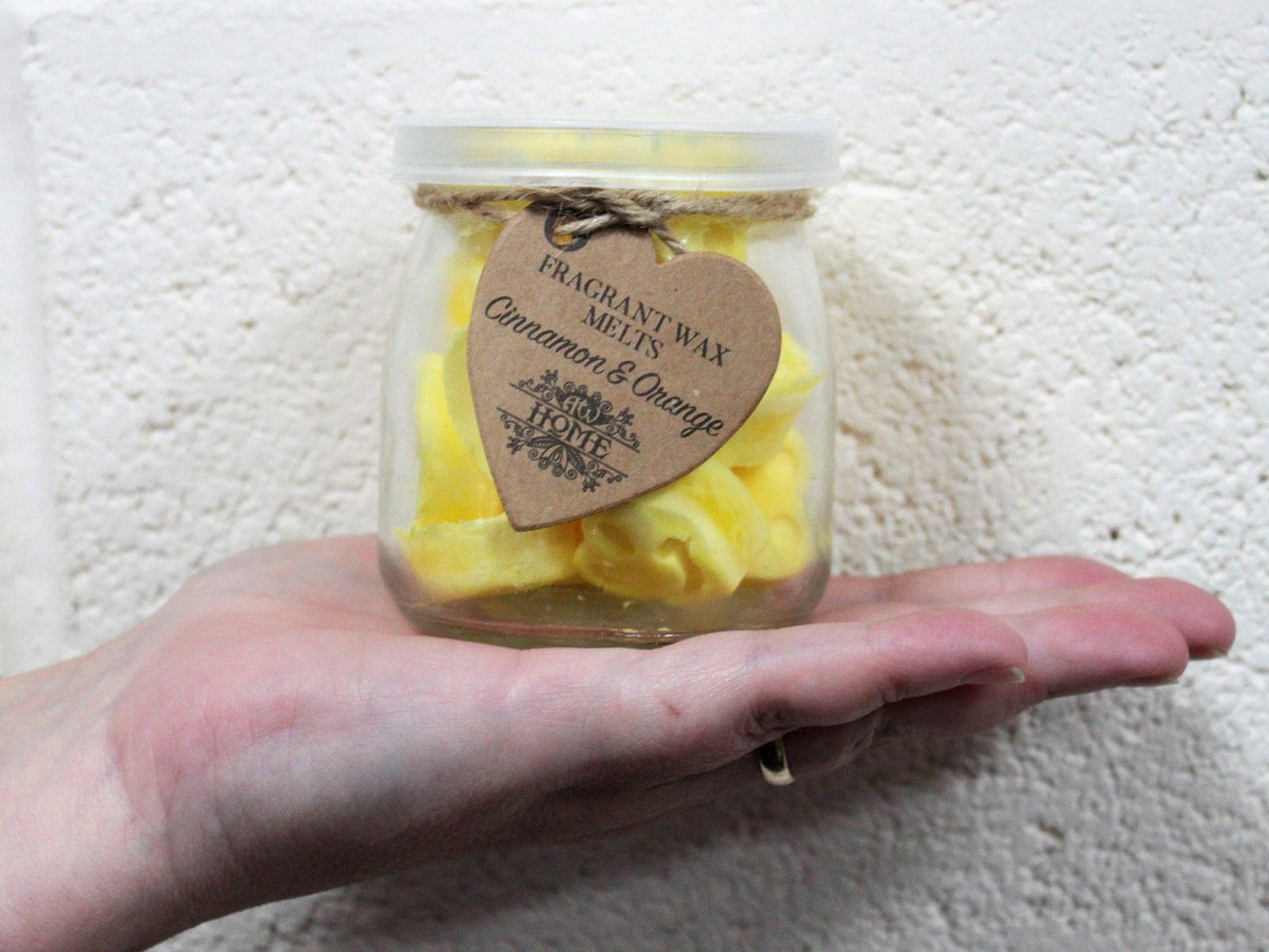 Bouteilles de cire de soja