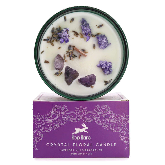 Bougie Fleur Magique en Cristal  Lune